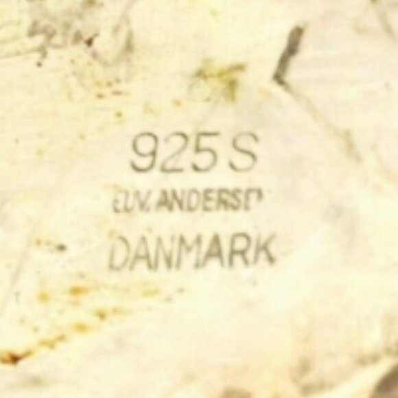 Kiddush Cup Vintage Silver Collectible Decor Stamped 925S EDV Andersen Danmark - Picture 7 of 7